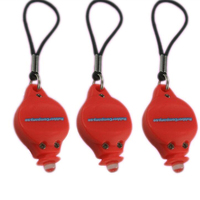Gantungan kunci senter sepeda/lampu led mini kustom kualitas tinggi