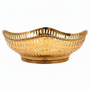 ตะกร้าทองเหลืองสำหรับตัดขนาด8.6นิ้วของตกแต่งบ้านสำหรับจัดเก็บและให้เป็นของขวัญ - Product Image 1