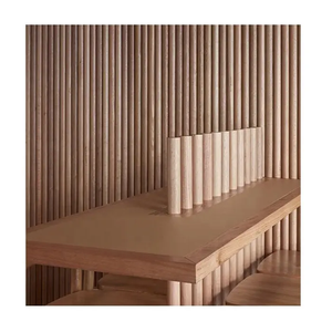 Tête <span class=keywords><strong>de</strong></span> <span class=keywords><strong>lit</strong></span> écologique Revêtement décoratif en <span class=keywords><strong>bois</strong></span> Panneau mural intérieur en papier peint 3d Wave - Product Image 6