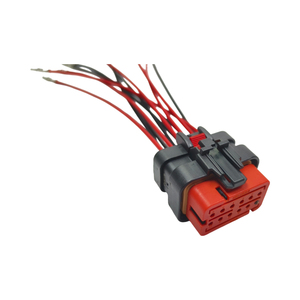 TE Connectivity 776437-1 Automotive-Adapterstecker 10-poliger Kabelbaum UL11028 18AWG 600V PVC Elektronisches Kundenspezifisches OEM-Kabel - Product Image 1