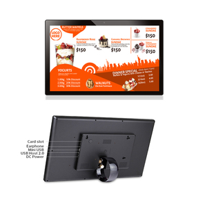 Multi Interface Digital Signage Display <b>Touch</b> 21.5 Inch POE Power Wall Mounted All in One Digital Signage Display - Product Image 1
