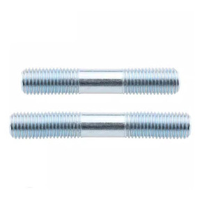 Perno Personalizado de Doble Rosca de Acero al Carbono Galvanizado en Zinc M8 M16 M20 Grado <span class=keywords><strong>8.8</strong></span> 10.9, Varilla Roscada con Cabeza de Perno, Pernos de Doble Extremo - Product Image 5