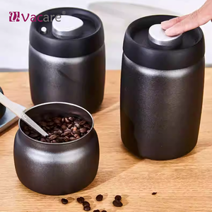 Vacare Factory Direct Conteneur de stockage de grains de café en acier inoxydable scellé avec la technologie sous vide pour la conservation des aliments - Product Image 6