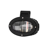 Luz de Advertencia LED de 12-80V, Roja y Azul, Haz de Seguridad para Montacargas, 30W, para Áreas de Peligro en Almacenes, Lámpara Indicadora de Seguridad para Tractores y Camiones