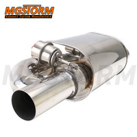 Soupape d'échappement Valvetronic en acier inoxydable, entrée/sortie 63 mm, corps 212x152 mm, longueur 560 mm, 2 silencieux, 1 contrôleur