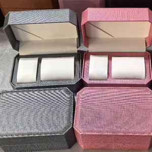 Custom Leather <b>Watch</b> & Jewelry Gift <b>Set</b> Boxes With Logo For Woman, Jewelry & Cufflinks Packaging Boxes With Logo For Couple Gift - Product Image 4