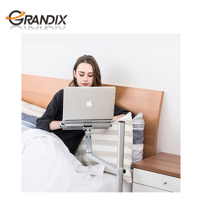 Многофункциональная алюминиевая напольная подставка для ноутбука 4-14 дюймов и мобильного телефона, 12-17 дюймов