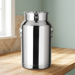 Seau à lait en acier inoxydable de qualité alimentaire, baril hermétique pour huile et ghee, conteneur de stockage de liquides anti-fuite, seau de transport - Product Image 4