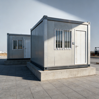 Module de conteneur pliable compact à construction rapide et transport facile pour maison solaire d'urgence post-catastrophe