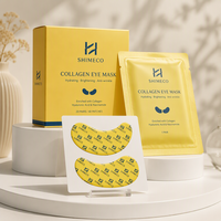 Fournisseur à faible MOQ, personnalisation de la marque, masque pour les yeux en hydrogel anti-rides hydratant en profondeur pour hommes/femmes