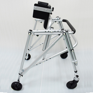 Ruedas <span class=keywords><strong>de</strong></span> bloqueo Walker y rehabilitación plegable Aluminio Pediátrico Posterior Walker Entrenamiento <span class=keywords><strong>de</strong></span> entrenamiento <span class=keywords><strong>de</strong></span> marcha plegable - Product Image 4
