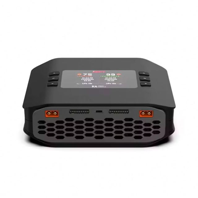 ISDT K4 High Performance Smart Charger: AC 400W / DC 600W Dual Mode Dual Channel for Fast Lithium Battery Charging