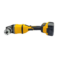 Meuleuse d'angle sans fil 21V sans balais 5 "(125mm) 8,500 tr/min, meuleuse électrique à filetage M14 paquet de boîte en plastique