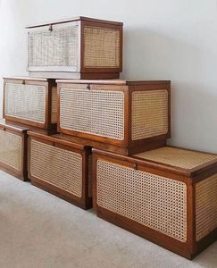 100% naturel hexagone tissage rotin canne sangle non blanchi traditionnel ensemble de meubles d'extérieur pour hôtel salon écologique - Product Image 6