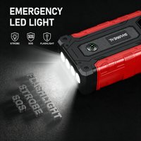 Démarreur d'urgence portable 12 V pour batterie de voiture, pour jusqu'à 10 L de diesel ou 7 L d'essence
