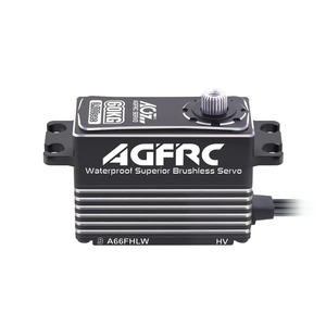 Motor AGFRC A66FHLW Super Torque 60kg.cm 0.1Seg con Engranajes de Acero Reforzado, Perfil Bajo, 4 Polos, BLS, Impermeable para Buggy/Barco RC 1/8 - Product Image 3