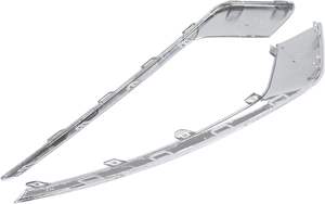 Para Ford Fusion 2019-2020 parachoques delantero de acero inoxidable lámpara antiniebla párpados cubierta moldura embellecedora - Product Image 2