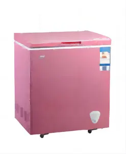 Promoted style customized commercial Horizontal mini chest freezer with direct cooling for supermarket retail stores