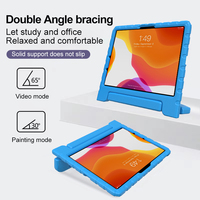 Coque de protection robuste antichoc et anti-chute en EVA avec support lumineux pour iPad Air 11 pouces et iPad Pro 11 pouces (modèles 2024 et 2025, y compris M3)