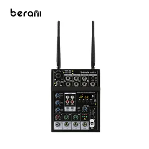 Berani LGT-3 Bộ Trộn Âm Thanh Usb Răng Xanh Với Micro Không Dây Bán Chạy Nhất