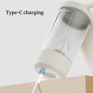 Yüksek sıcaklık dayanımı USB elektrikli taşınabilir manyetik fincan şarj edilebilir otomatik kahve karıştırma şarj 2 bıçakları 2.2W - Product Image 5