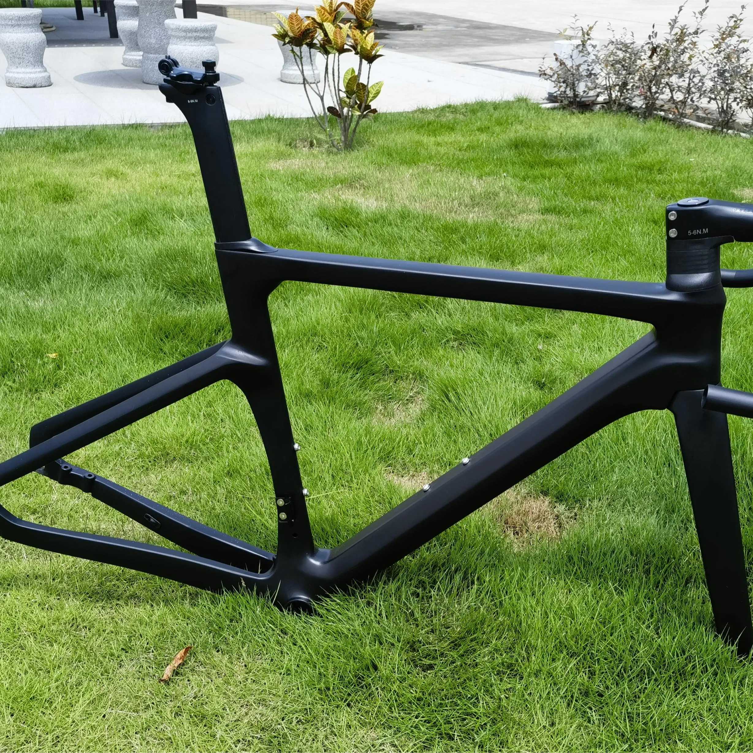 Oem Carbon Road Bike Frames Thru Axle 12*142Mm Racing Carbon Fiber Disc Frame 700C