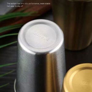 LC712 Beer <b>Mug</b> Drink Insulated Travel <b>Mugs</b> Bright Series Stackable Single Wall Stainless Steel Pint Cup Camping Cup - Product Image 4