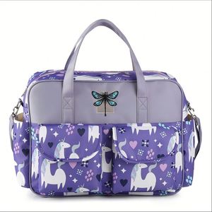 Bolsa de Pañales de Gran Capacidad, Ligera e Impermeable, Bolso de Viaje para Bebé con Correa para el Hombro y Cambiador - Product Image 5