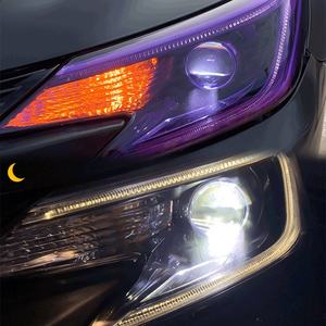 Film photochromique NIKO en TPU pour protection des phares de voiture, autocollant changeant de couleur violet noir 30cm*15m pour éclairage automobile - Product Image 1