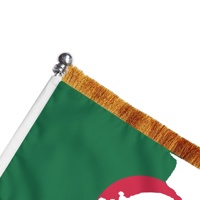 Drapeau de table personnalisé imprimé Algérie en gros, bannière à franges pour événements, affichage diplomatique, fournitures B2B pour salons professionnels