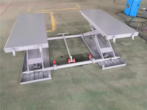 Elevador de Tijera Eléctrico Hidráulico Móvil de Doble Cilindro de 3500 kg <span class=keywords><strong>para</strong></span> Coches, Portátil, con Bloqueo de Seguridad <span class=keywords><strong>para</strong></span> Vehículos, <span class=keywords><strong>para</strong></span> Cambio de Neumáticos y Reparación de Frenos - Product Image 1