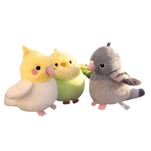 Peluche Magnetico a Forma di Uccello da Spalla, Pappagallo Cocco, Gabbiano, Morbidissimo, in Cotone PP, Vendita all'Ingrosso - Product Image 1