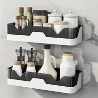 Étagère de douche 1 pièce sans perçage Étagères de salle de bain sans perçage Étagère de douche sans perçage Peut contenir plus de 7 kg
