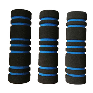 Poignées de guidon de vélo en caoutchouc nitrile moussant, diamètre intérieur 25,4 mm, bicolores - Product Image 4