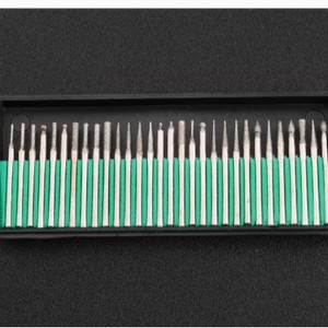 Kangxin – embouts de meulage diamantés, 30 pièces, forme cylindrique, abrasifs fins et moyens, pour meuleuse à mortaise, tampons de polissage pour sculpture sur jade - Product Image 3
