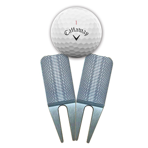 Outil de réparation de divots de golf en gros, fourches plates à double denture pour le remplacement de divots sur le parcours - Product Image 1