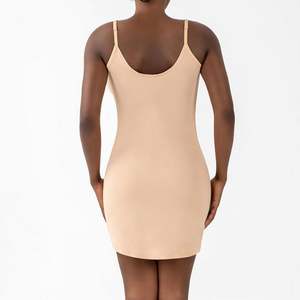 Vestido largo ajustado moldeador sin mangas, ropa moldeadora incorporada, sujetador, corsé de cóctel, Control de barriga, deslizamiento, Maxi ceñido al cuerpo, cola de pez, ajustado, sin costuras - Product Image 3