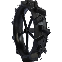 JIUYU 400*11mm 510*100mm 550*11mm Roue de transplanteur de riz agricole, jante en caoutchouc massif, pneu de tracteur, motoculteur, garantie de 2 ans
