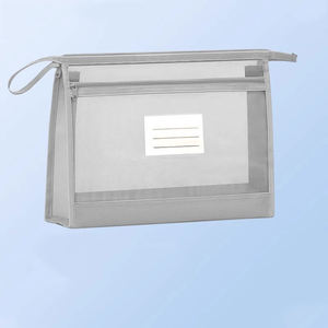 Bolsa de Archivo A5 de Cuero y Malla PP con Logotipo Personalizado, con Cierre Transparente para Guardar Documentos y Exámenes, Wen Youxing YB-002 - Product Image 6