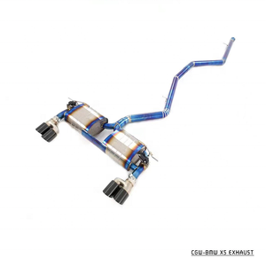 Suara Growling Knalpot Titanium Knalpot Catback untuk Gaya BMW X5 F15 X5M - Product Image 1