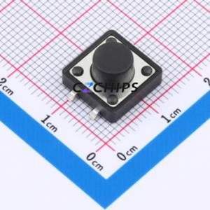 SMG-03T-H070A1 Tactile Switch SMD-4P,12x12mm Switch Single Pole Single Throw Round Button 2.5N 12mm - Product Image 1