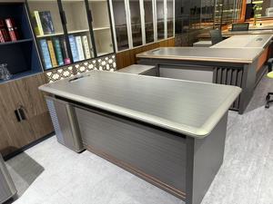 Factory Price Executive Modern Office Furniture OEM Luxury Design Aluminum 160cm 180cm <strong>200cm</strong> Wooden Computer Office <strong>Desk</strong> - Product Image 4