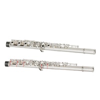16-Hole E Key C Tone Convertible Open/Closed Hole Flute Student Beginner Universal Durable High-Quality Woodwind Instrument
