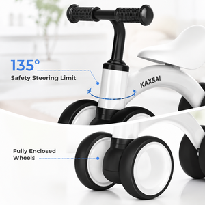 Patinete de <span class=keywords><strong>Equilibrio</strong></span> Profesional de 4 Ruedas para Niños, Silencioso, de EVA, Andador para Bebés, <span class=keywords><strong>Bicicleta</strong></span> de Entrenamiento Antivuelco, Coche Montable para Niños Pequeños, Regalo - Product Image 4