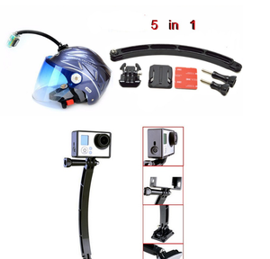 Argo Pro — Kit d'accessoires pour casque de moto, avec bras d'extension + boucle + autocollant, pour Hero 6/5/4 3 + <span class=keywords><strong>SJ5000</strong></span> - Product Image 6