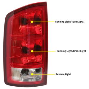 Luces traseras para <span class=keywords><strong>Dodge</strong></span> Ram 2002 1500 2003-2006 <span class=keywords><strong>Dodge</strong></span> Ram 2500 3500 par de camionetas - Product Image 3