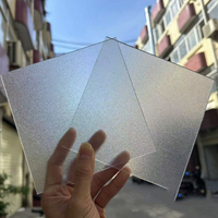 Plaque diffuseur de lumière en polycarbonate givré moderne pour toiture plate, idéale pour les applications hôtelières