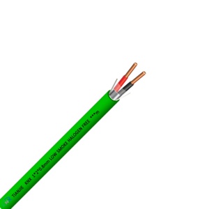 Câble de communication <span class=keywords><strong>KNX</strong></span> pour maison intelligente, certifié par l'association <span class=keywords><strong>KNX</strong></span>, en cuivre massif torsadé 2*2*0,8 mm, gaine verte LSZH, câble de contrôle BMS - Product Image 3
