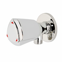 Robinet d'angle de salle de bain moderne en laiton sans plomb, monotrou, à poignée unique, entre-axes 4 pouces, à montage sur plan, anti-rayures, Robinet d'eau 2
