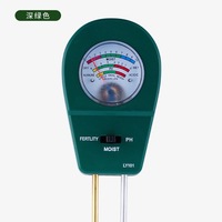 Testeur de sol 3-en-1 (pH/humidité/fertilité) pour jardin (sans batterie)